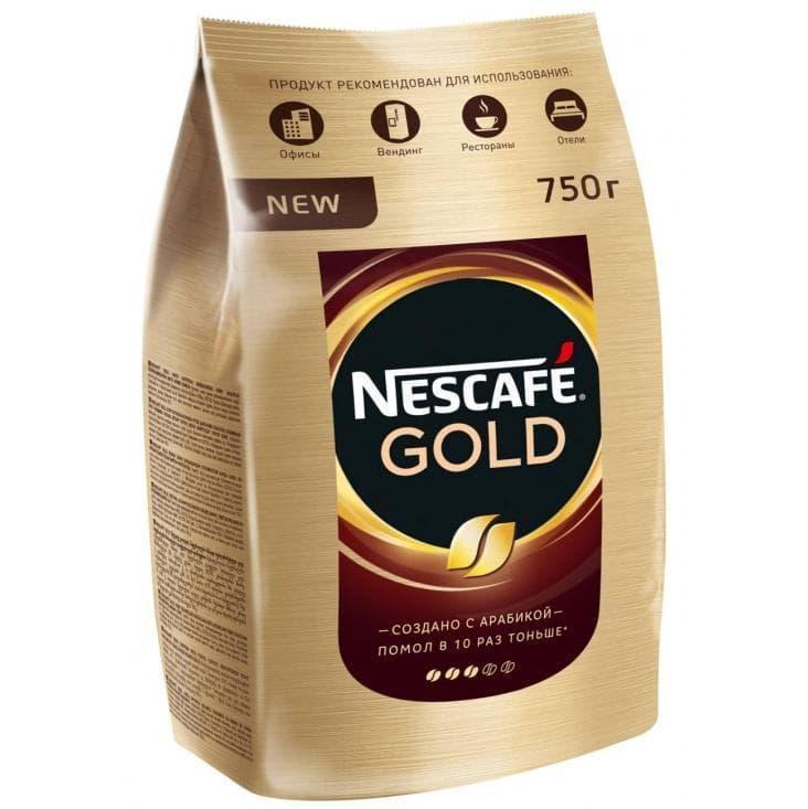 Кофе растворимый Nescafé Gold пакет 750 г