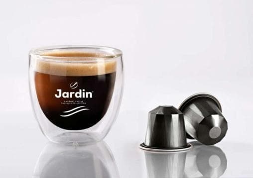 Набор кофе-капсул Jardin 5*4 шт. в деревянной шкатулке 102г