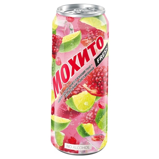 Напиток газированный Очаково Мохито Гранат 450 мл ж/б