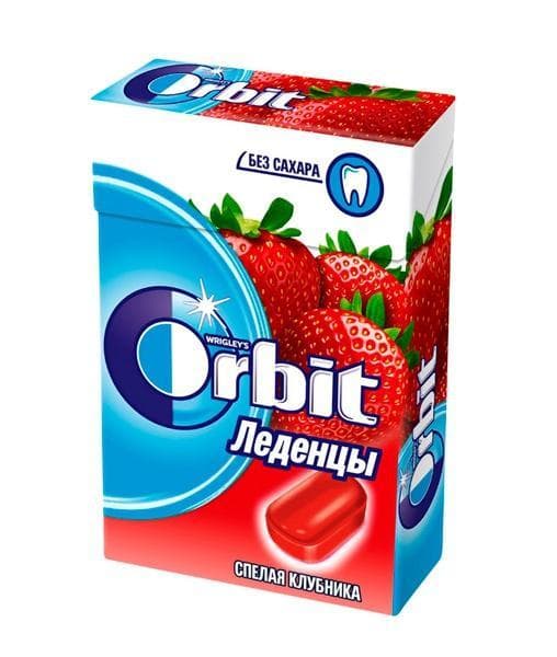 Леденцы Orbit Спелая клубника 35г