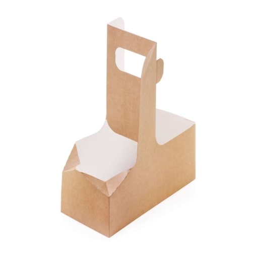 Держатель стаканов Cup Holder на 2 стакана Крафт 160×80×80 мм