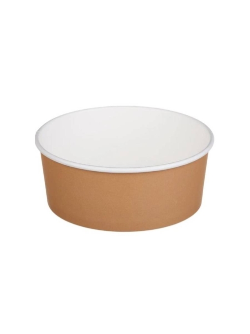 Контейнер бумажный Round Bowl 750 мл d=150 Крафт Контейнер бумажный Round Bowl 750 мл d=150 Крафт