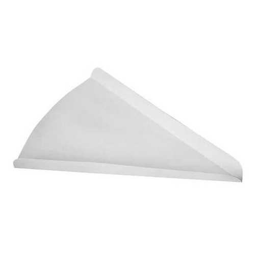 Бумажный уголок для пиццы 235 × 195 мм Белый