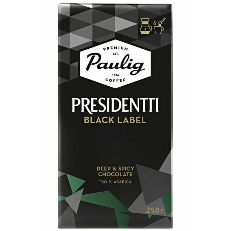 Кофе молотый Paulig Presidentti Black Label 250 г