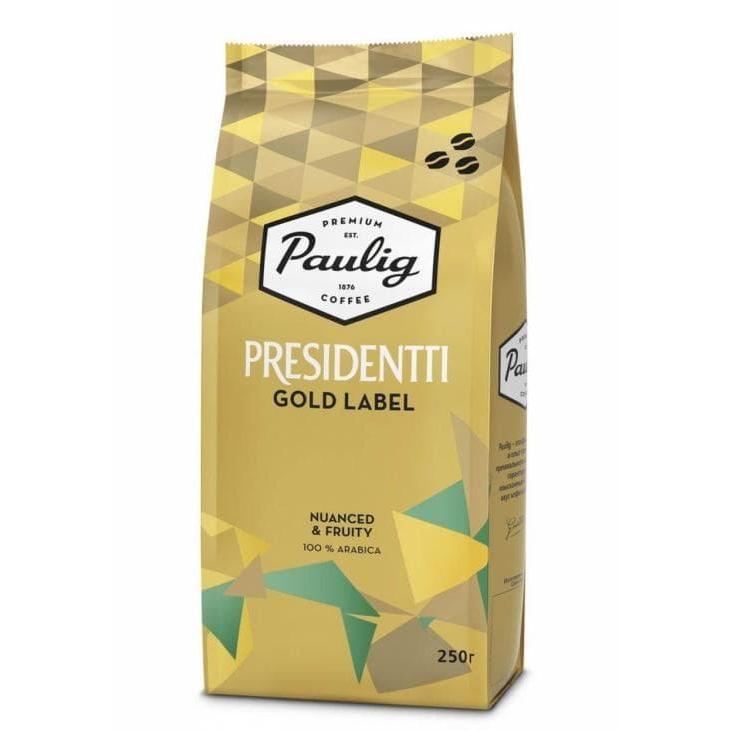 Кофе в зернах Paulig Presidentti Gold Label 250 г