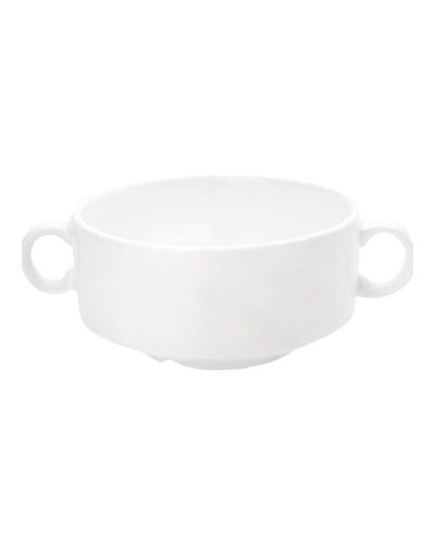 Чашка бульонная фарфоровая 300 мл Белая