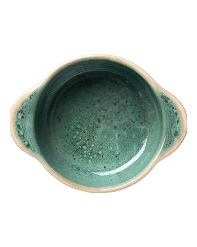 Чашка бульонная Эрбосо Реативо фарфоровая 300 мл Бирюзовая