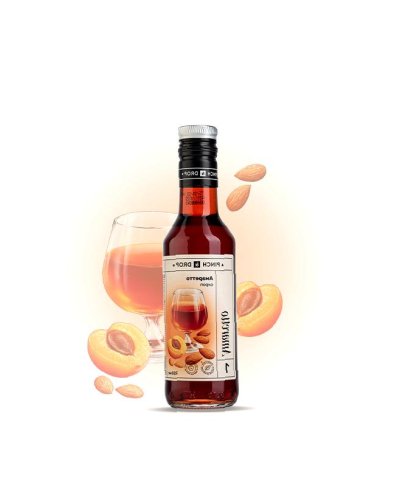 Сироп Pinch&Drop Амаретто в стеклянной бутылке 250 мл