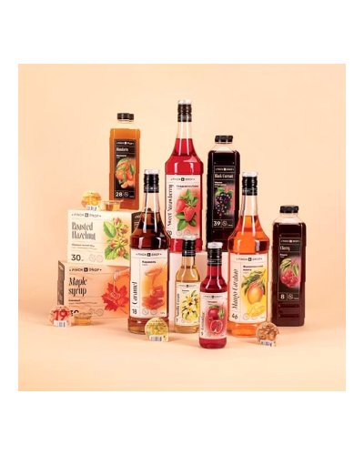 Сироп Pinch&Drop Ваниль в стеклянной бутылке 250 мл