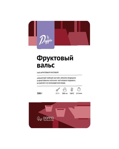 Чай фруктовый листовой Фруктовый вальс 500 г