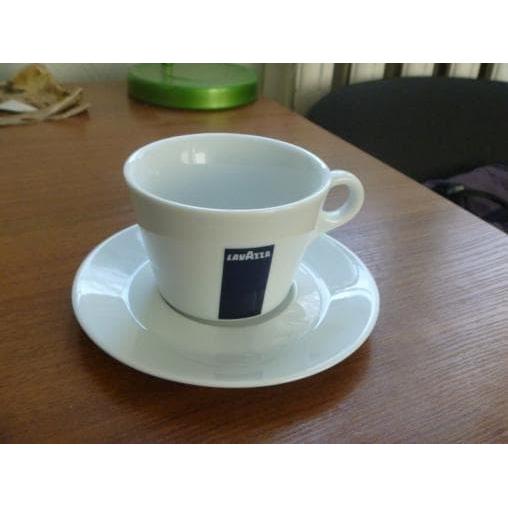 Кофейная чашка и блюдце для Американо (набор Lavazza)