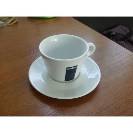 Кофейная чашка и блюдце для Американо (набор Lavazza)