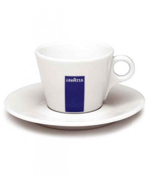 Кофейная чашка и блюдце для Капучино (набор Lavazza)