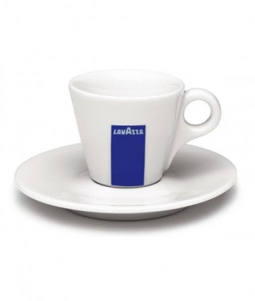 Кофейная чашка и блюдце для Эспрессо (набор Lavazza)