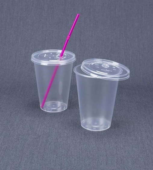 Стакан Bubble cup PP прозрачный глянцевый d=90 375 мл