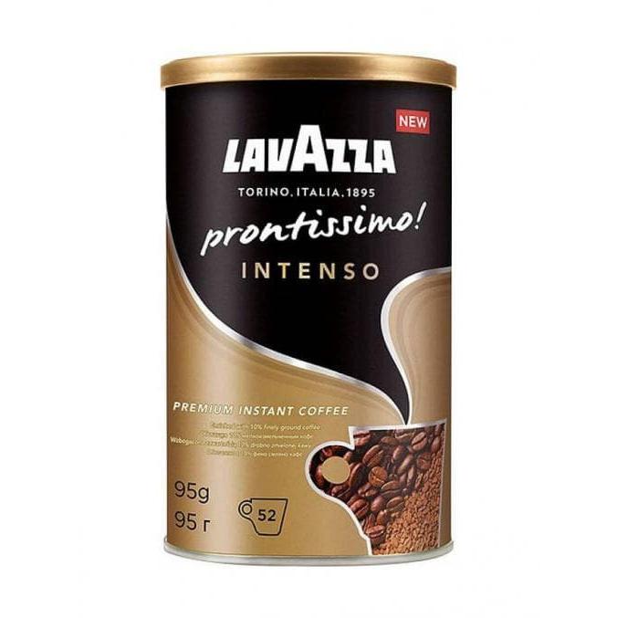 Кофе растворимый с молотым Lavazza Prontissimo Intenso банка 95 г