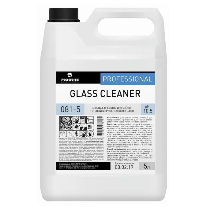 Средство для cтекол Pro-Brite Professional Glass Cleaner 5 л