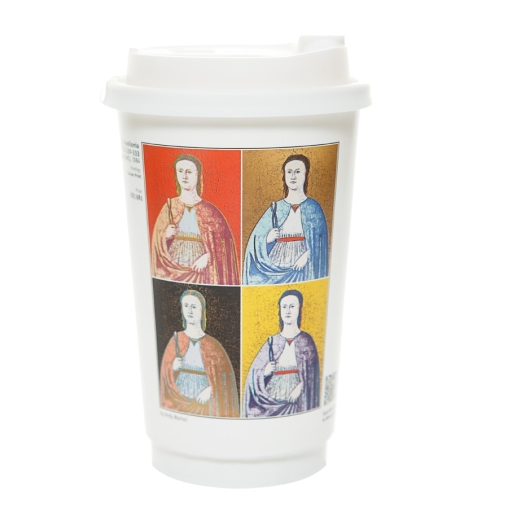 Стакан бумажный 2-слойный ProstoKap Глянцевый ART d=90 450 мл