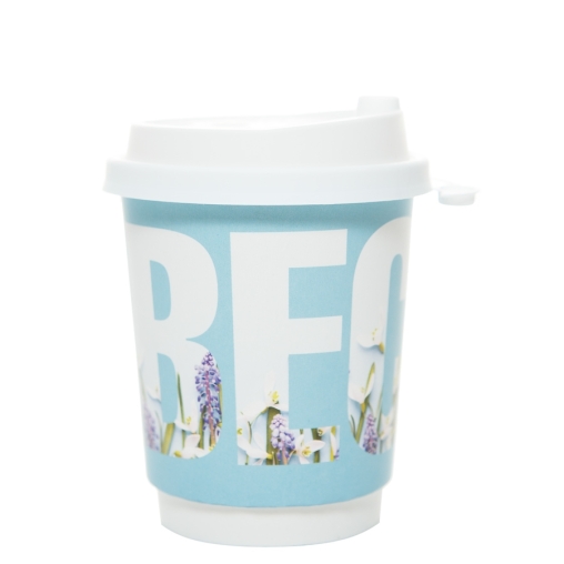 Стакан бумажный 2-слойный ВЕСНА Голубой d=80 250 мл