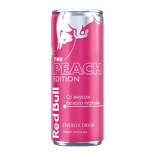 Red Bull Peach Edition Ред Булл со вкусом персика 250 мл ж/б