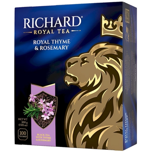Чай черный Richard Royal Thyme & Rosemary аром. 100 саше × 2 г