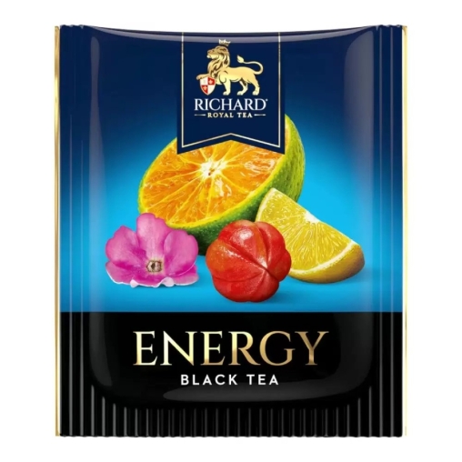 Чай Richard ENERGY чёрный аромат. 20 саше × 1.7 г