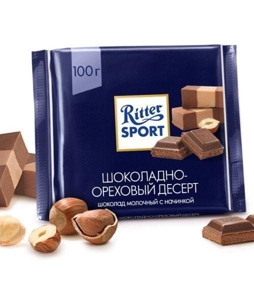 Шоколад Ritter Sport Шоколадно-Ореховый десерт 100 г