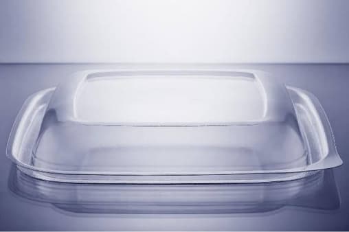 Крышка для салатника Прозрачная 180×180×25 мм