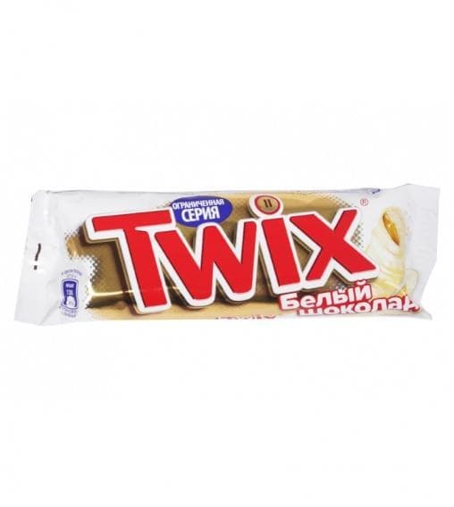 Батончик шоколадный Twix White 55г
