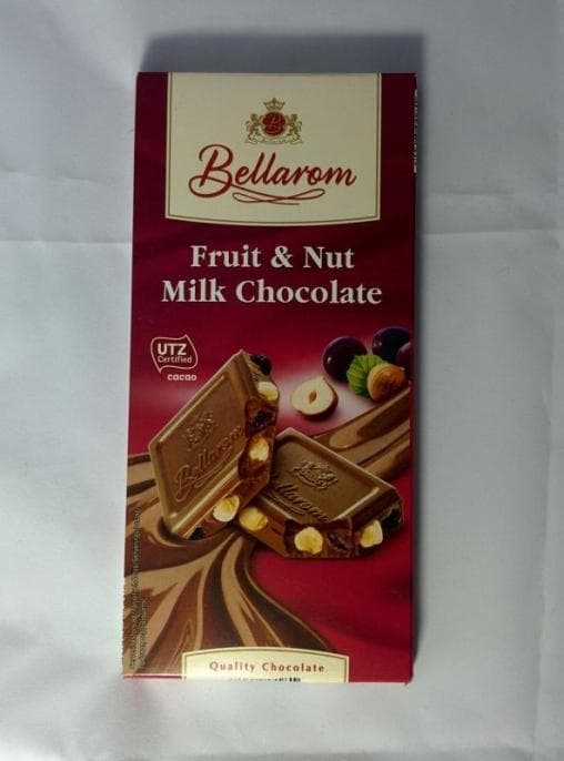 Шоколад BELLAROM UTZ Fruit&Nut Milk 200 г
