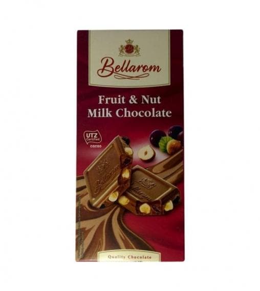 Шоколад BELLAROM UTZ Fruit&Nut Milk 200 г