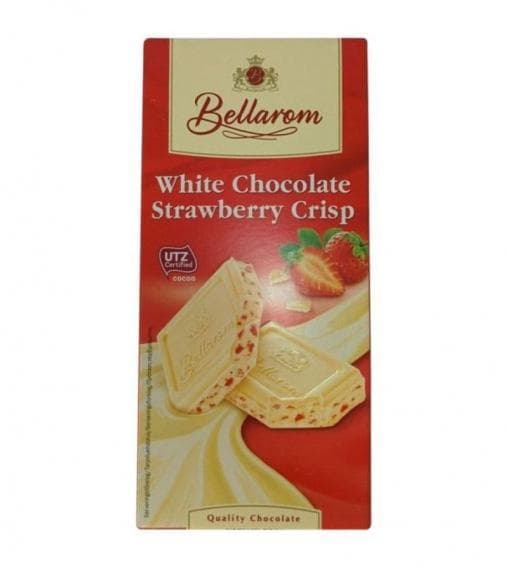 Шоколад BELLAROM UTZ White Strawberry Crisp 200 г