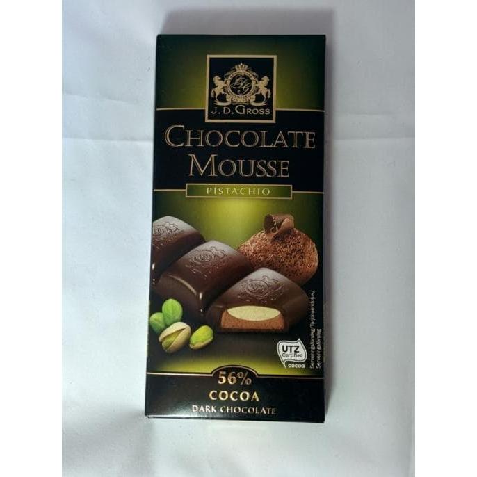 Шоколад JDGross Chocolate Mousse pistachio 182,5 г