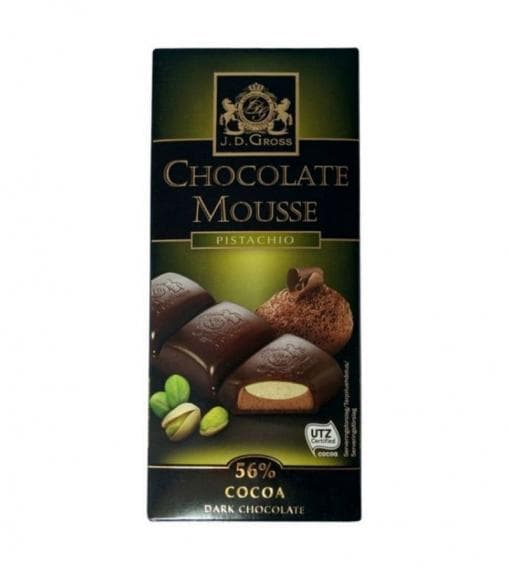 Шоколад JDGross Chocolate Mousse pistachio 182,5 г