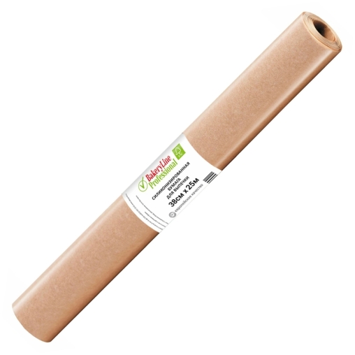 Бумага для выпечки Bakery Line коричневая силиконизированная 38 см ×25 м