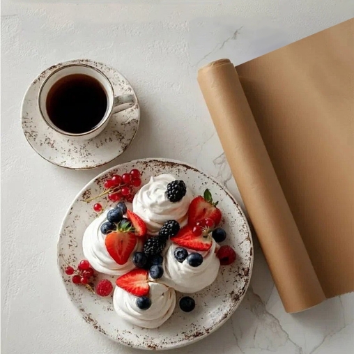Бумага для выпечки Bakery Line коричневая силиконизированная 38 см ×25 м