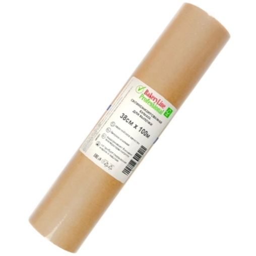 Бумага для выпечки Bakery Line коричневая силиконизированная 38 см ×100 м
