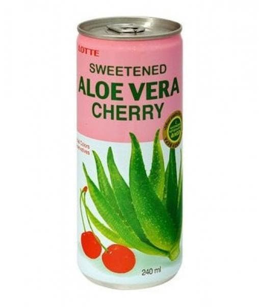 Lotte Aloe Vera Cherry Вишня 240 мл ж/б