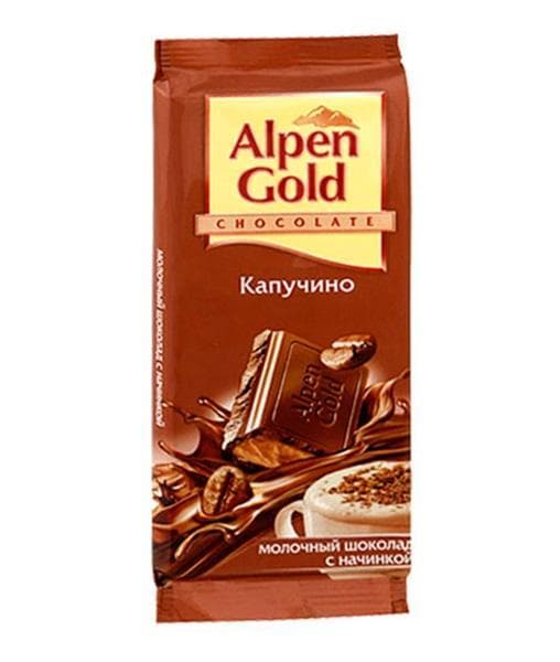 Шоколад Альпен Голд Капучино Alpen Gold 90 г