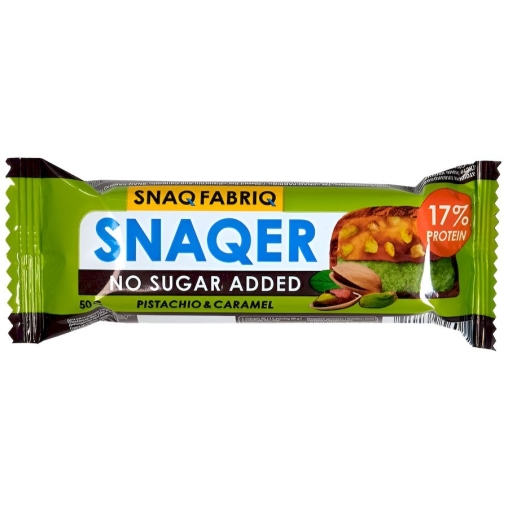 Батончик SNAQ FABRIQ глазированный Фисташка и карамель 50 г