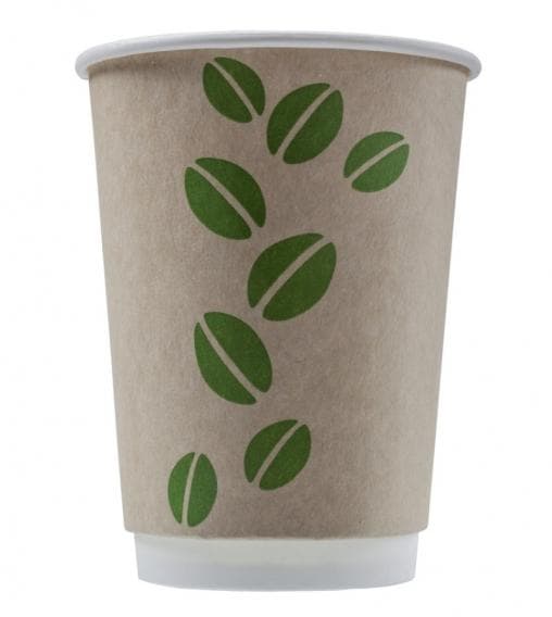 Бумажный стакан Coffee Bean Craft 2-слойный d=90 300мл