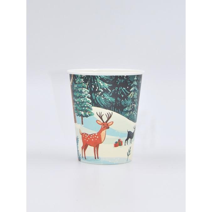 Стакан Cupmaker ЗИМНИЙ ЛЕС d=80 250 мл