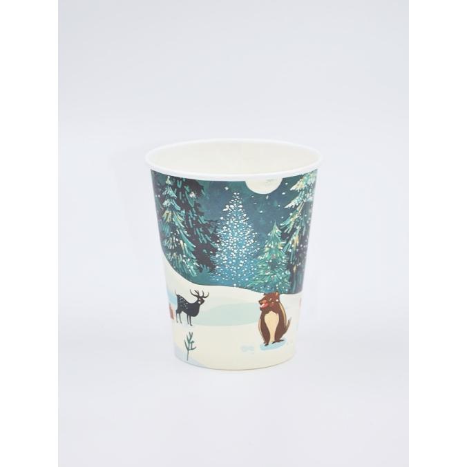 Стакан Cupmaker ЗИМНИЙ ЛЕС d=80 250 мл