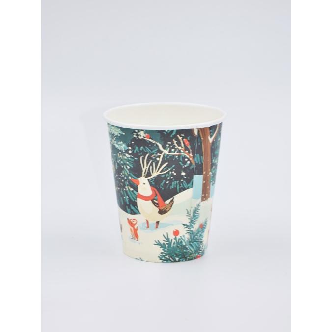 Стакан Cupmaker ЗИМНИЙ ЛЕС d=80 250 мл