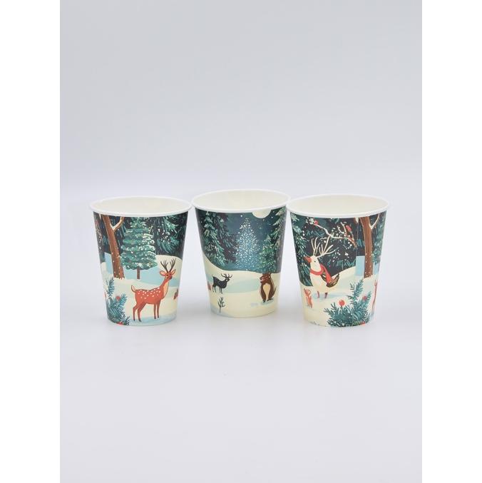 Стакан Cupmaker ЗИМНИЙ ЛЕС d=80 250 мл