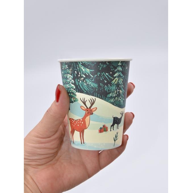 Стакан Cupmaker ЗИМНИЙ ЛЕС d=80 250 мл
