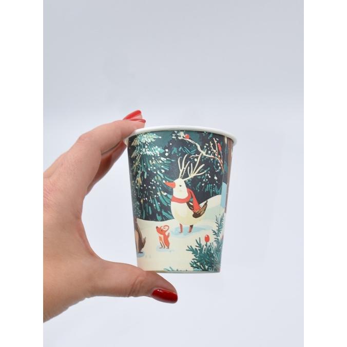 Стакан Cupmaker ЗИМНИЙ ЛЕС d=80 250 мл