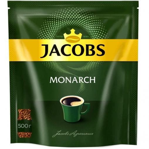 Кофе растворимый Jakobs Monarch 500г