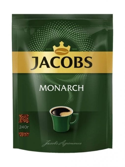 Кофе растворимый Jacobs Monarch 240 г