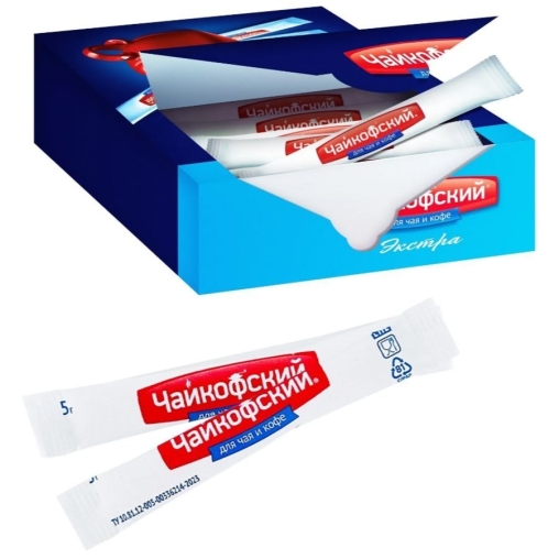 Сахар в стиках Чайкофский 5 г ×60 шт.